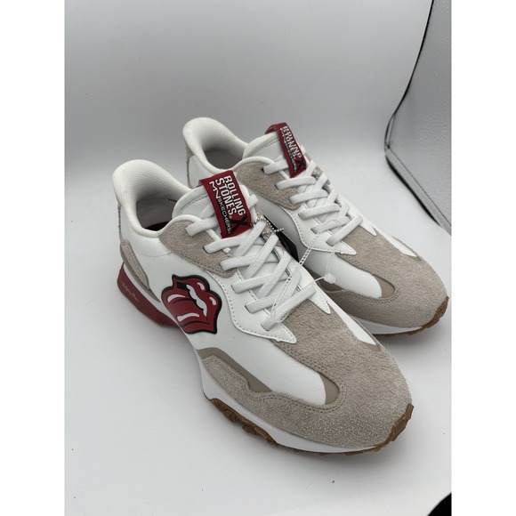 Skechers Other - Skechers Mark Nason Rolling Stones‎ Shoes Mens Size 10.5 White Suede Sneakers